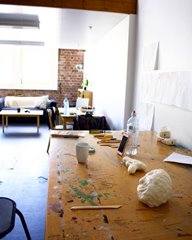 Clare Peake, Artspace Residency Day 6 #studiotime, 2016. Image courtesy of the artist.