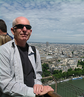 Trevor Richards in Paris, Go Anywhere 2013 Residency. Image courtesy of artist