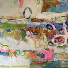 David Giles, Kardia, 2016, 85x85cm, acrylic on canvas