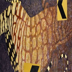 Lesley Meaney, Scalescape #2, 2016, 200x76cm, acrylic on canvas