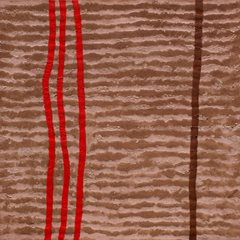 Lindsay Harris, Three Tracks Plus One, 105x105, resin pigment and binder on hemp