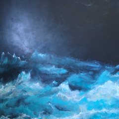 Vania Lawson, Swell, 2016, 122 x 122cm, acrylic on canvas