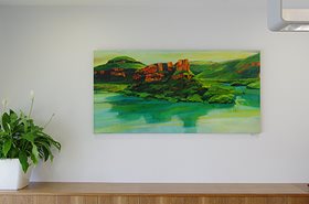 Jacinda Bayne, Prince Regent River Kimberley, 2015. HIF ArtLease collection. Photographer: Sue-Lyn Moyle Jacinda Bayne, Prince Regent River Kimberley, 2015. HIF ArtLease collection. Photographer: Sue-Lyn Moyle