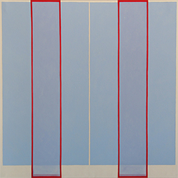 Trevor Vickers, Untitled, 2013. Arcylic on cavas, 122 x 122cm. Image courtesy of Art Collective WA