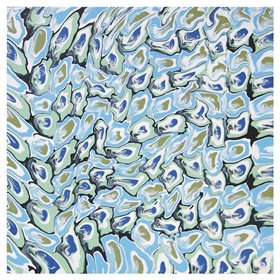 Alex Spremberg, Liquid Grid No. 4, 2010. Enamel on canvas, 61 x 61 x 3.5cm