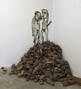 Antony Muia, Stockpile, 2013. Mixed media, dimensions variable. Image: Jacob