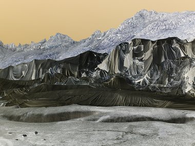 Brad Rimmer, Rhone Glacier, Don't look down, 2017. Image courtesy of the artist.