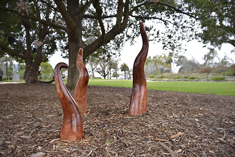 Karen Millar and Pascal Proteau, From Pollination to Inspiration, 2017. Kings Park Festival. Photographer: Sue-Lyn Moyle