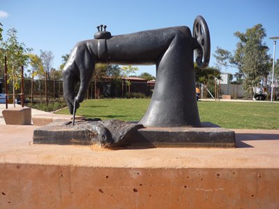 Judith Forrest, Home Sewing, 2010. A BHP Billiton Iron Ore Legacy Project, presented by Country Arts WA in association with Artsource and the Newman Community.