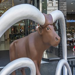 Pascal Proteau, Le Grand Panache, 2016, CowParade Perth. Photographer: Christophe Canato 