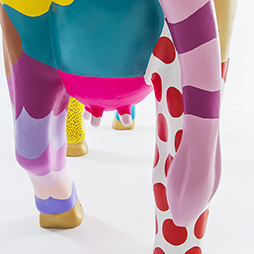 Ian de Souza, COW-MOO-FLAGE - call me FLORA, 2016. CowParade PERTH. Photographer: Christophe Canato 