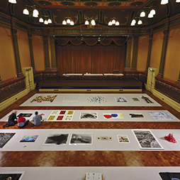 Judging for the 2013 Fremantle Print Awards at Fremantle Town Hall. 