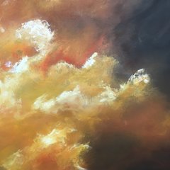 Vania Lawson, Chasing Light, 2016, 122x122cm, acrylic on canvas