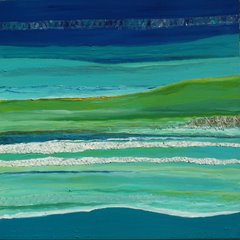 Lyn Franke, Reef Series I, 2016, 76x102cm, acrylic mixed on canvas