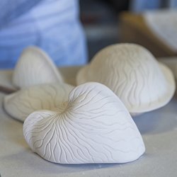 Karen Millar, works in studio, Artsource O'Connor Studios, 2017. Photographer: Christophe Canato