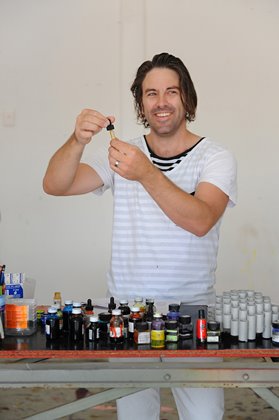 MiikGreen in his Maylands Studio, 2013. Photographer: Christophe Canato