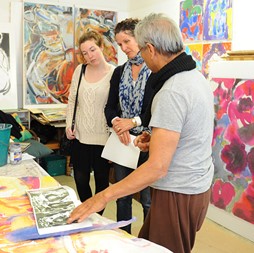 A peek inside Ian de Souza's studio in Fremantle. Image: Christophe Canato. 